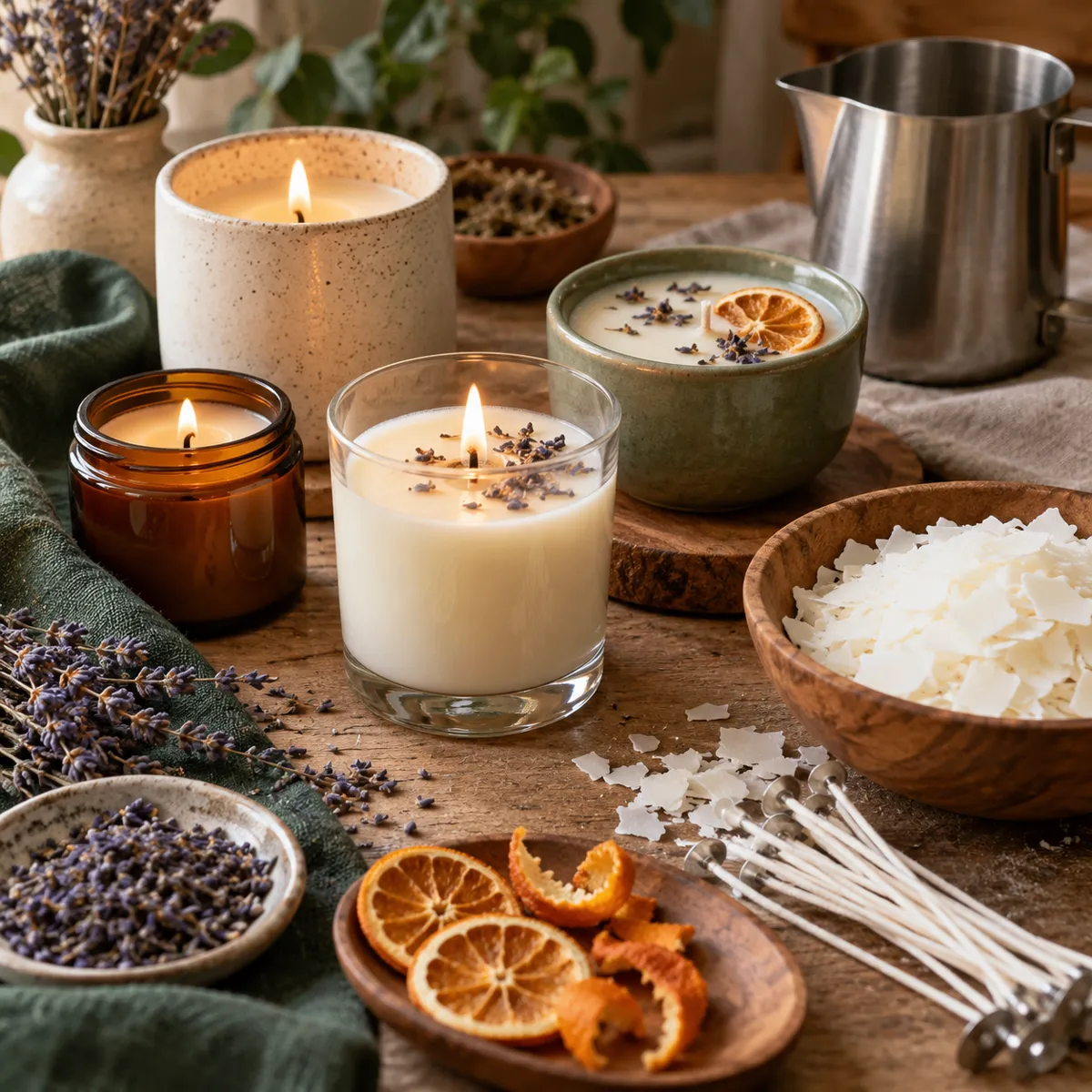 Resultado del pack Velas y aromas artesanales